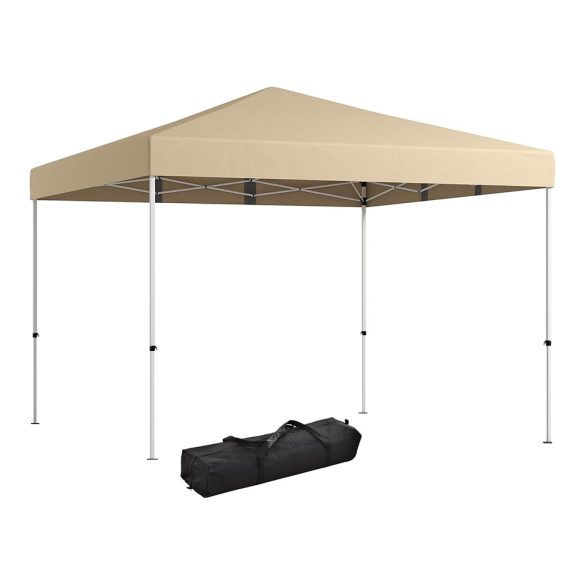 Pavilon hátfallal, zsebekkel 3x3x2,8 m, bézs