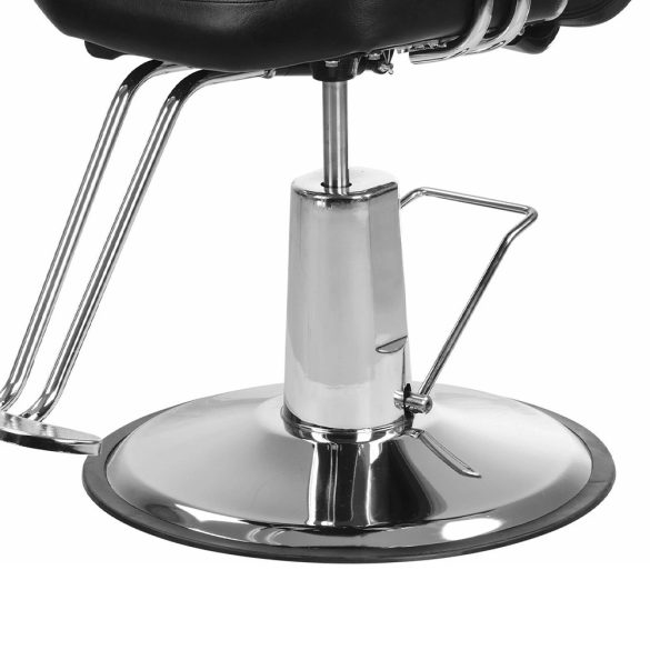  Fodrász szék lábtartóval, fekete