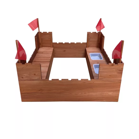 Vár formájú homokozó