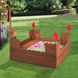 Vár formájú homokozó