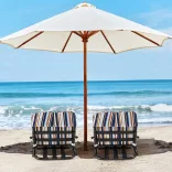 2 darabos strandszék szett párnával