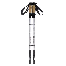 Ultra könnyű állítható túrabot 65-135 cm, ezüst