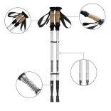 Ultra könnyű állítható túrabot 65-135 cm, ezüst